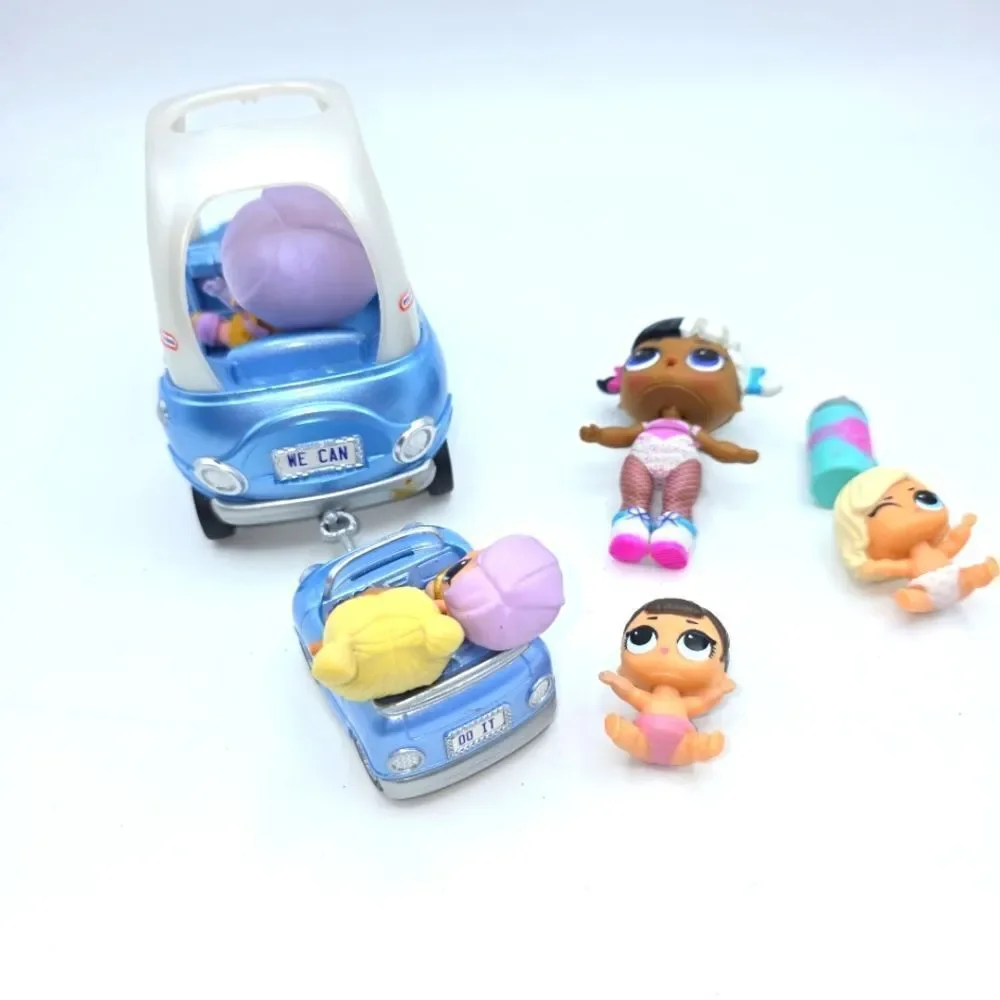 LOL Surprise Tots And LIL Sister Little Tikes LOL Surprise Doll Blue Cozy Coupe